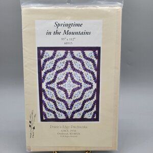 Springtime in the Mountains Quilt Pattern Prairies Edge Patchworks 95 x 112